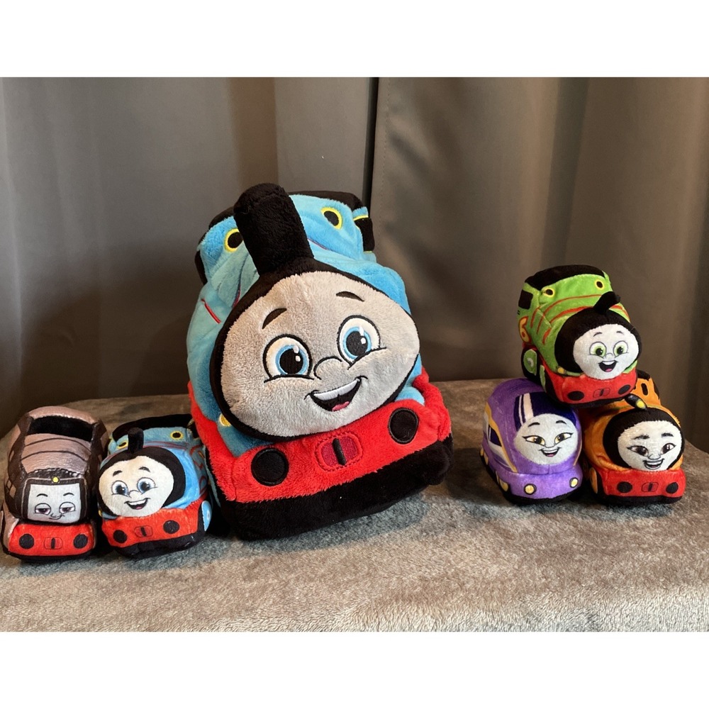 Mattel Thomas & Friends Plush Train With 5Smaller Character Multicolor Trains